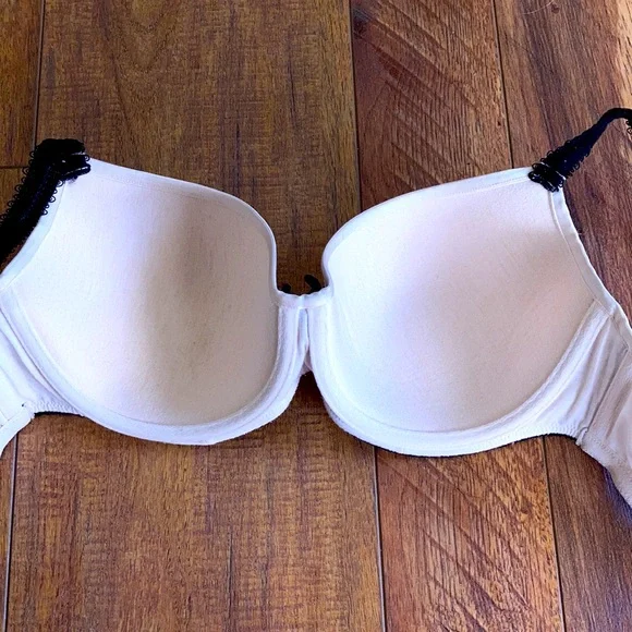 Le Mystere Contessa Bra Style 321 Off White w/Black Lace Underwired 32E 70E 85E - Picture 4 of 4